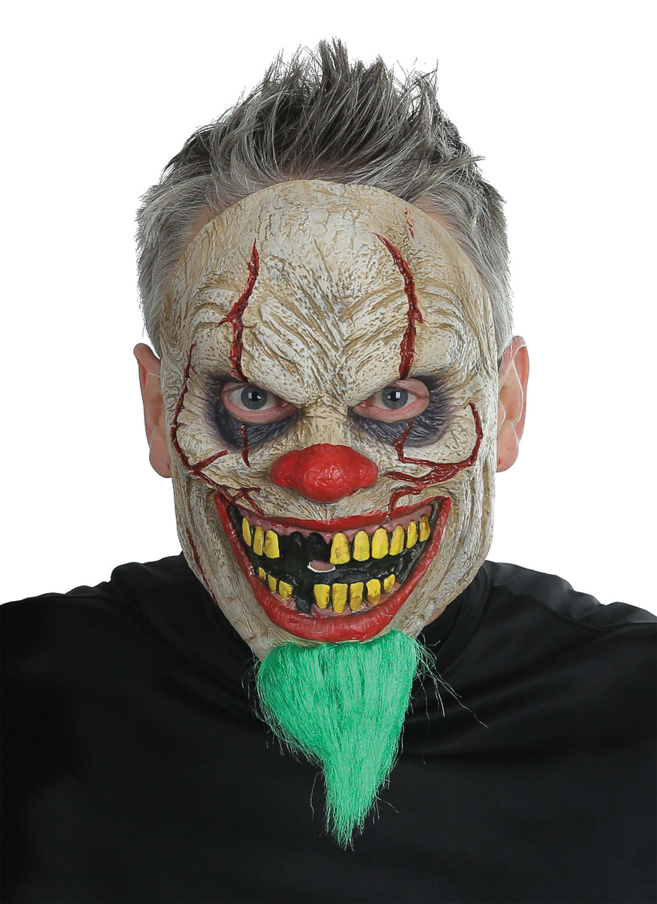 BAD NEWS CLOWN MASK - FREAKY FINDZ - Collectibles Masks Makeup