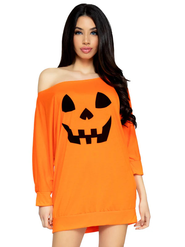 Pumpkin Jersey Dress
