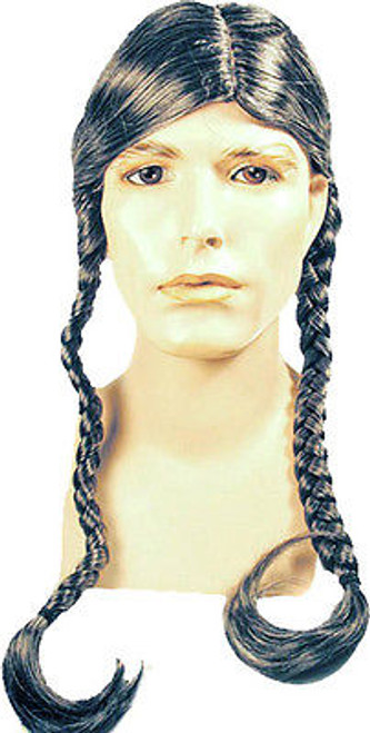 Long Twin Braid wig Willie Nelson