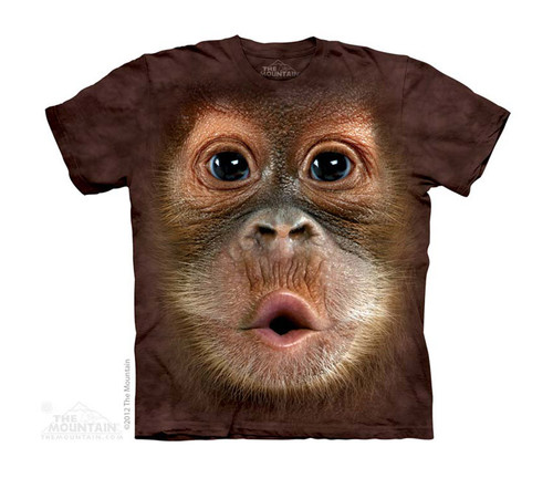 Big Face Baby Orangutan Child Tee