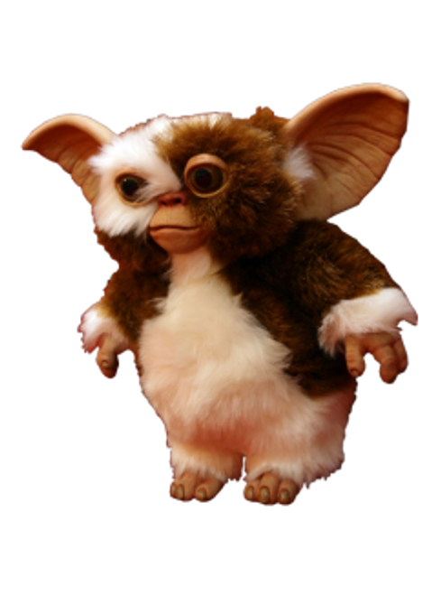Left-side view of Gremlins Gizmo Puppet