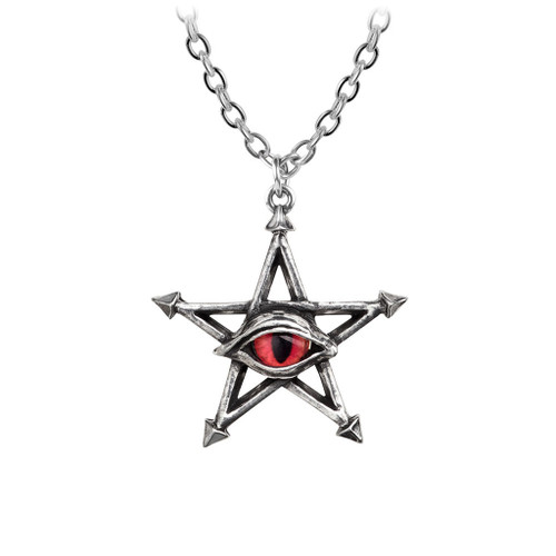 Red Curse Pendant- close up
