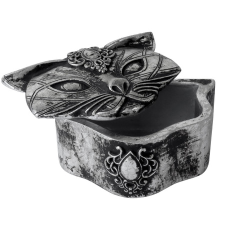 Sacred Cat Trinket Box- front view