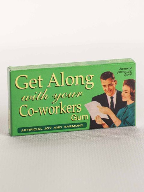 Get Along With Your Coworkers Gum- Front of package