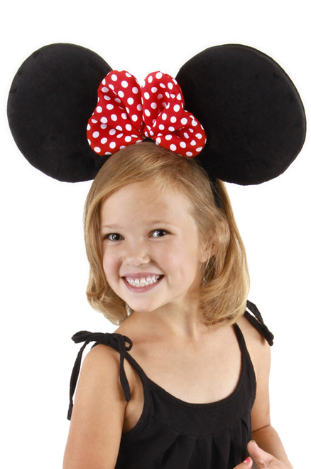 Disney- Oversized Minnie Ears Headband- worn by child model