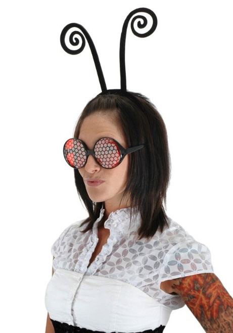 Spiral Antennae Headband- worn by adult model