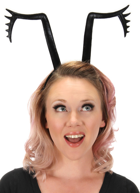 Bendy Bug Antennae Headband- worn by model