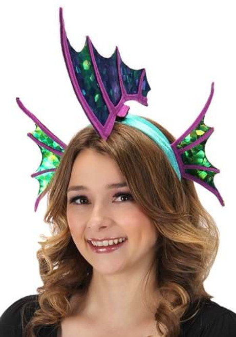 Seahorse Shimmer Fin Headband- worn by female model