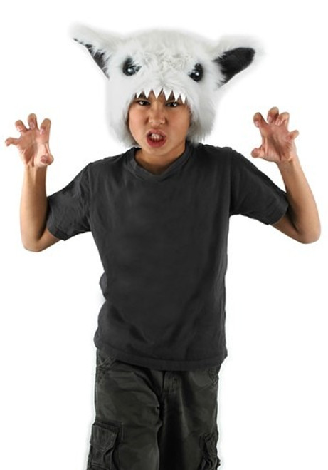 Yeti Plush Hat- worn by child model