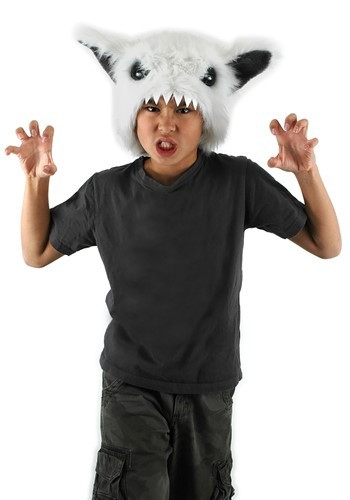 Yeti Plush Hat- worn by child model