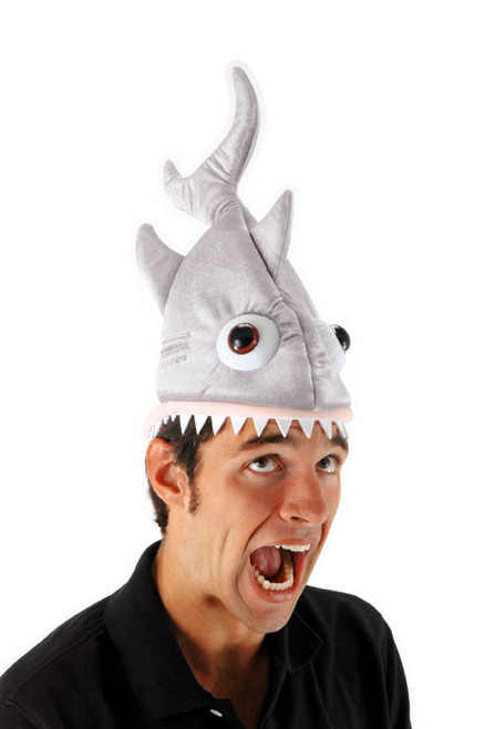 Man Eater Shark Hat- worn by male model