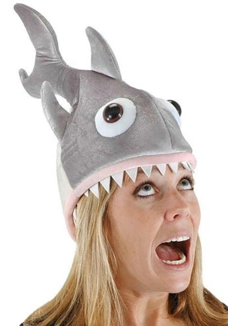 Man Eater Shark Hat- worn by female model