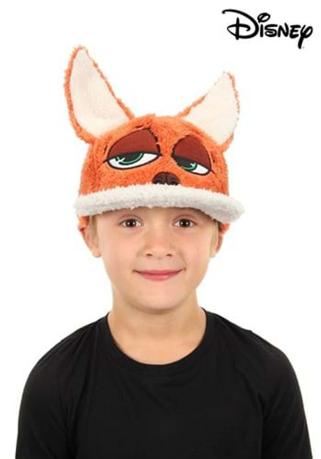 Zootopia- Nick Wilde Fuzzy Cap- worn by model