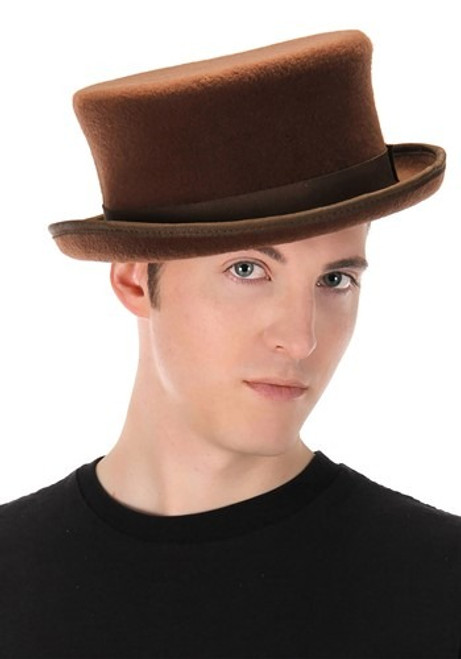 Brown John Bull Top Hat- worn by male model