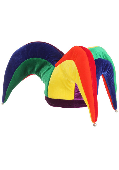 Court Jester Multicolor Soft Hat- front view