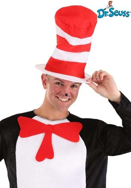 Dr. Seuss- The Cat in the Hat Tricot Hat- worn by male model