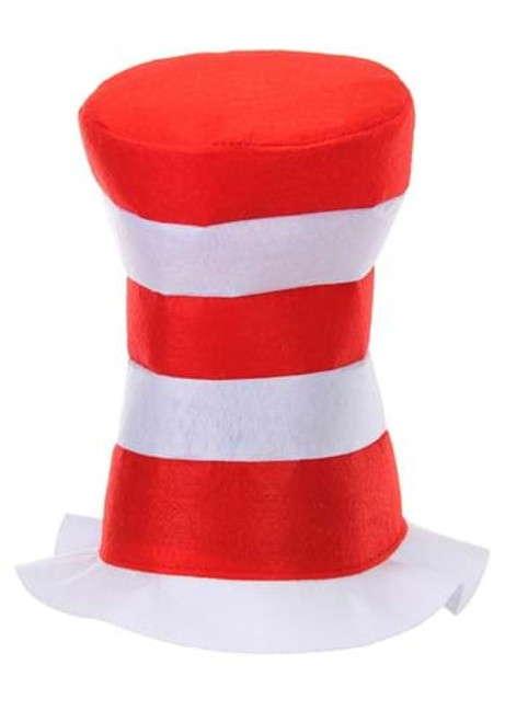 Dr. Seuss- The Cat in the Hat Kids Felt Stovepipe Hat- front view