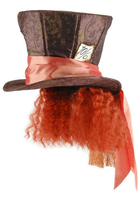 Alice in Wonderland- Mad Hatter Hat with Hair