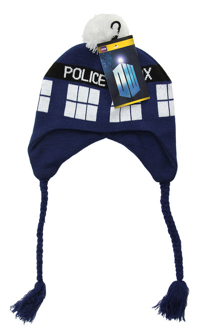 Doctor Who- TARDIS Knit Laplander Hat