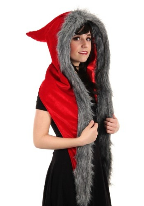 Red Riding Hood Hood- worn by adult model