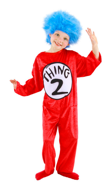 Dr. Seuss Thing 1&2 Costume Kids XS 2T-4T