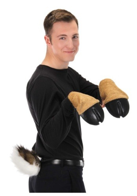 Perky Deer Tail- worn by male model
