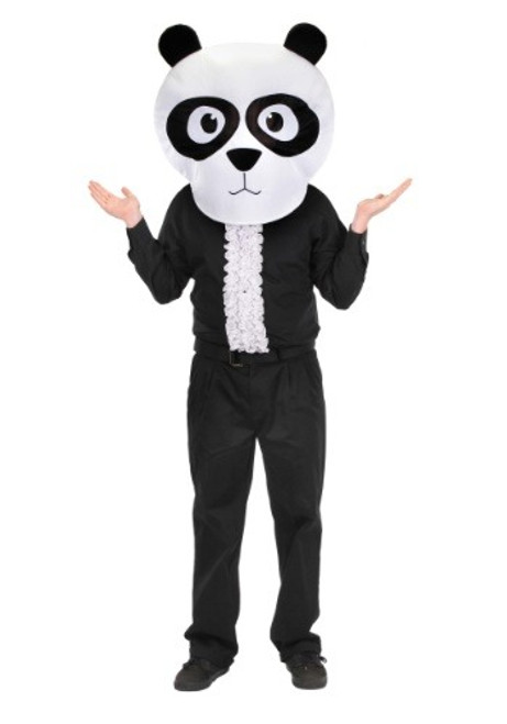 Panda MASKot Head- worn by male model