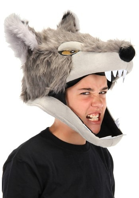 Wolf Jawesome Hat- worn by model right view