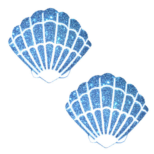 Pasties Mermaid Shell Blue