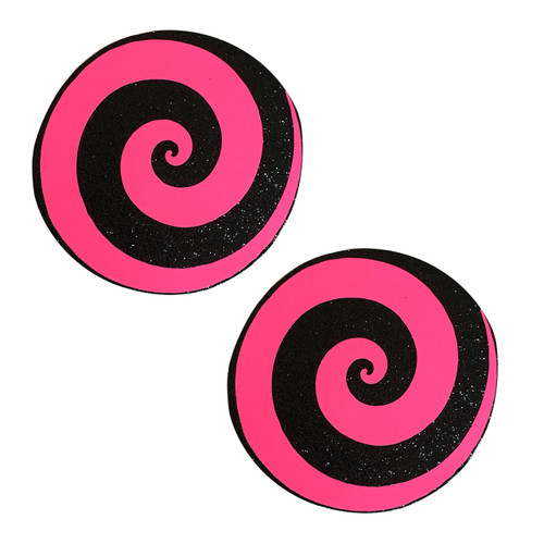 Pasties Spiral Pink/Black