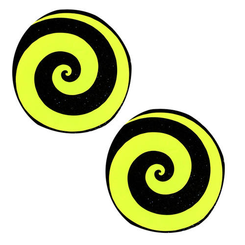 Pasties Spiral Yellow/Black