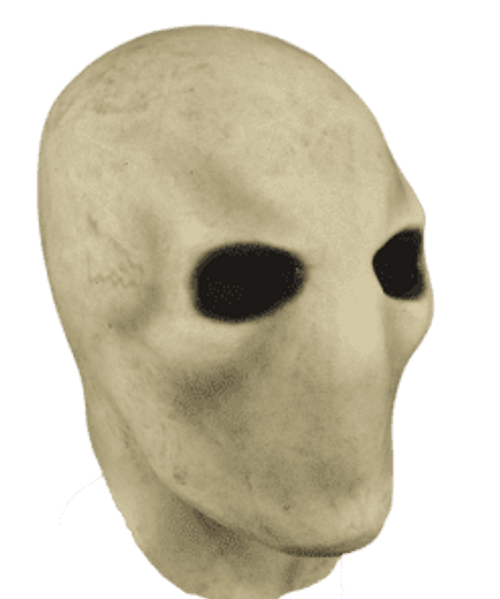 Creepypasta- Slenderman Pale Mask- angled view