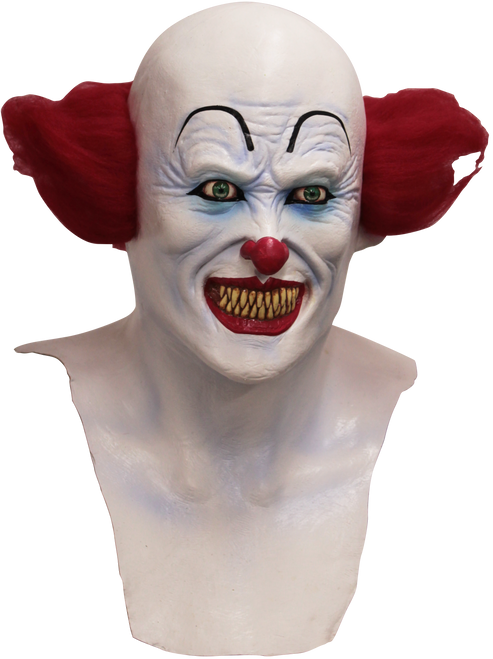 Scary Clown Deluxe Mask- front view