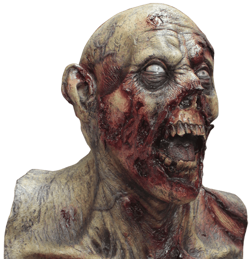 Mega Zombie Mask- up close