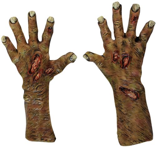 Large Zombie Undead Gloves