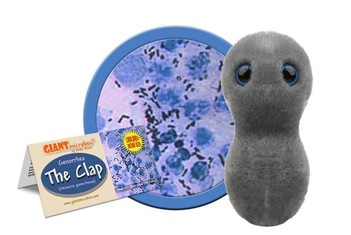 The Clap- Gonorrhea- With Informational Tag