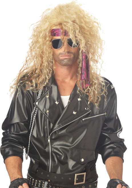 HEAVY METAL ROCKER BLONDE WIG