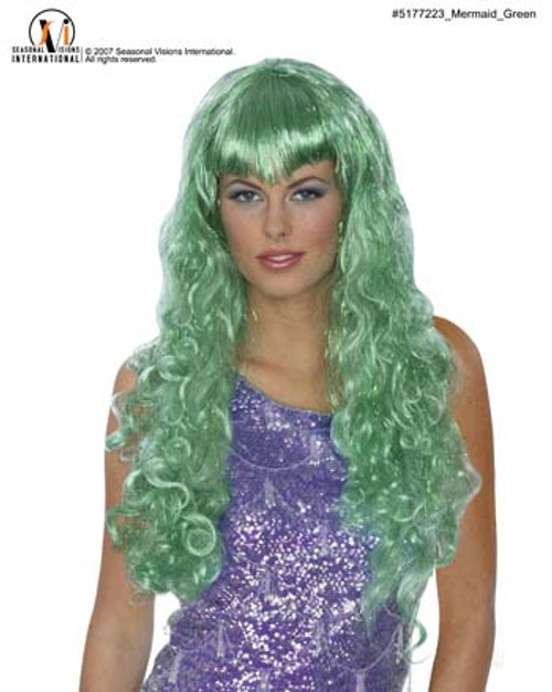 MERMAID WIG GREEN