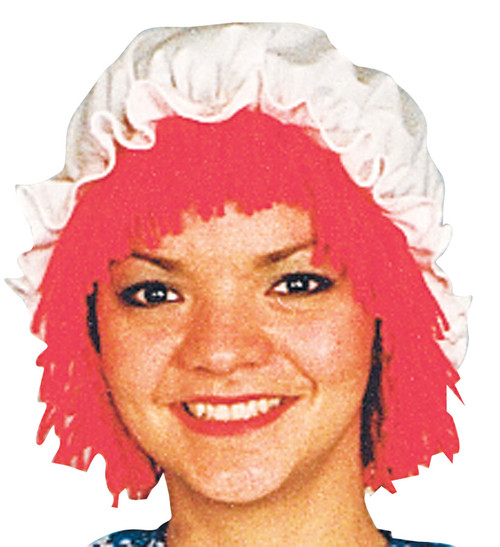 RAGGEDY ANN WIG WITH HAT