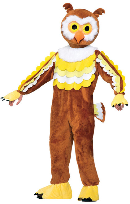 OWL GIVE A HOOT MASCOT Front View