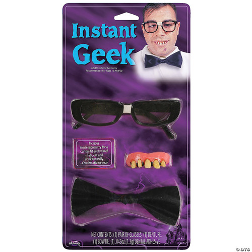 Geek Boy Instant Costume Kit