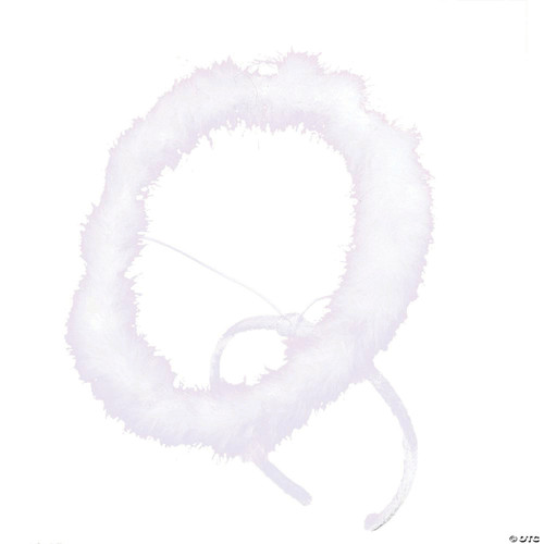 White Marabou Halo