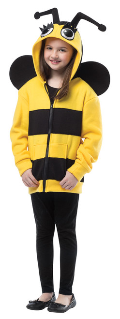 Toddler Bumblebee Hoodie Costume