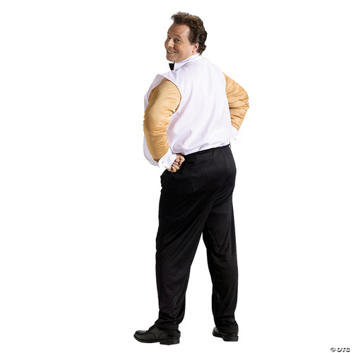 Men's Fat Stripper Costume- back view