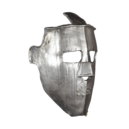 Right-side view of Metal Health Mask