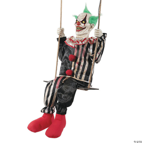 Animated Swinging Chuckles Clown