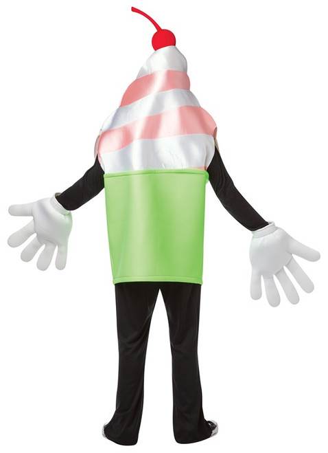 Yogurt Mascot Costume- back view