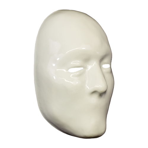 Left-side view of Executioner Mask