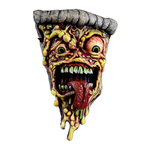 Front view of Pizza Fiend Mask