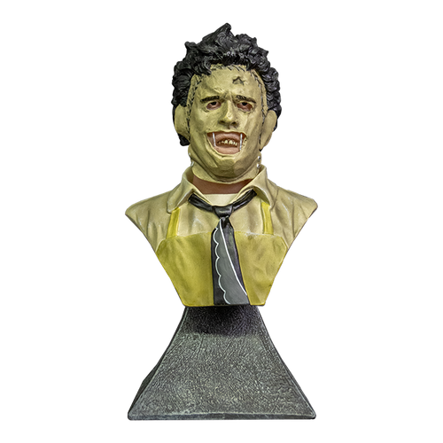 Front view of Leatherface Bust